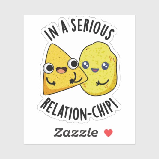 Sticker Dans Un Jeu De Relation Sérieux (Feuille)