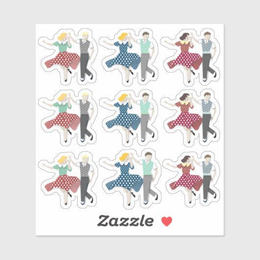 Sticker Danse à voile (Feuille)