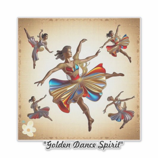 Sticker "Danse avec style élégant" (Devant)