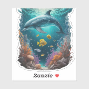 Sticker Danse dauphin