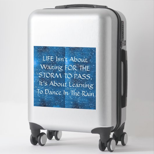STICKER DANSE DE PLUIE (Sur valise)