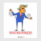 Sticker Danse de Trump (Feuille)