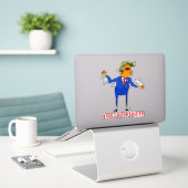 Sticker Danse de Trump (Ordinateur portable sur le bureau)