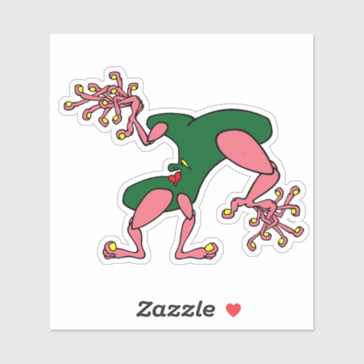 Sticker Danse des doigts (Feuille)