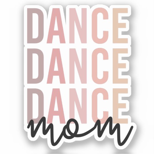 Sticker Danse maman | Danse maman | Dancer Mama Cadeau (Recto)