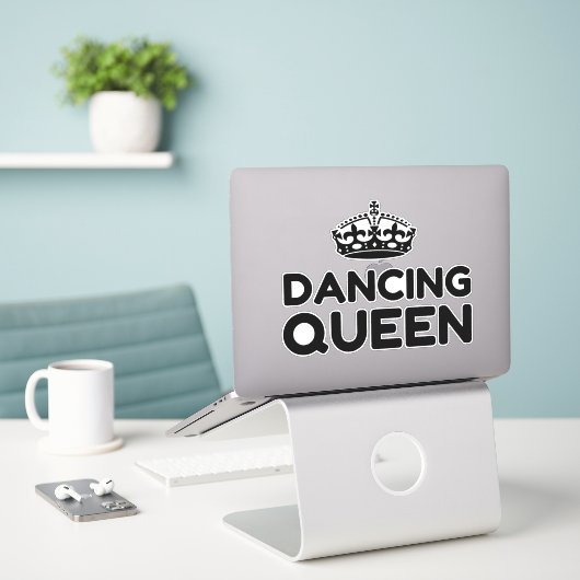 STICKER DANSER QUEEN (Ordinateur portable sur le bureau)