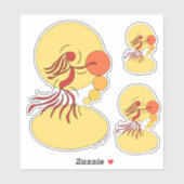 Sticker Danseur Abstrait (Feuille)