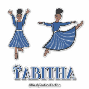 Sticker Danseur Diamant Bleu #1