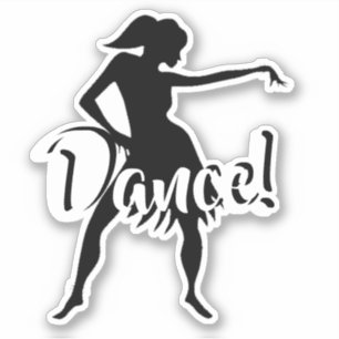 Sticker Danseur personnalisable