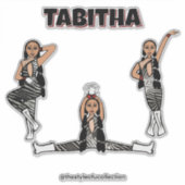 Sticker Danseur Red Zebra #4 (Devant)