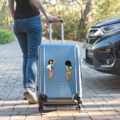 Sticker Danseuse Tri-Color Blanc Vert Jaune #2 (Valise Insitu)
