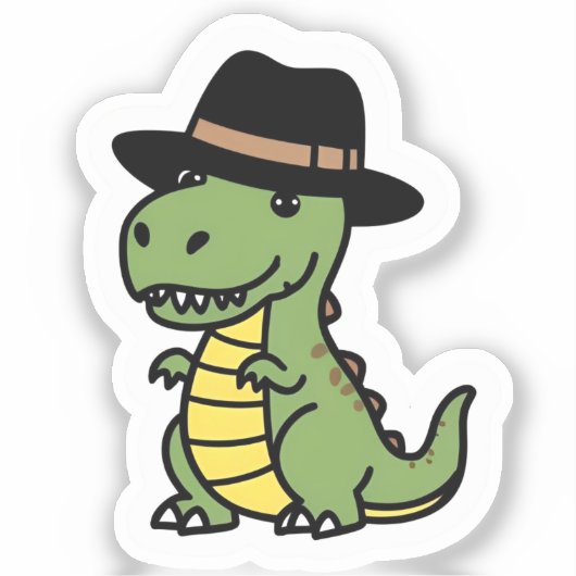 Sticker Dapper Dino (Recto)