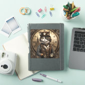 Sticker Dapper Steampunk Calico Cat (Couverture iPad)