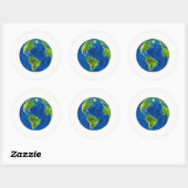 Sticker d'arbre Jesse Globe ordinaire (Feuille)