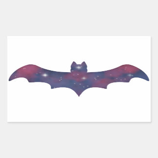 Sticker Dark Bat Starscape
