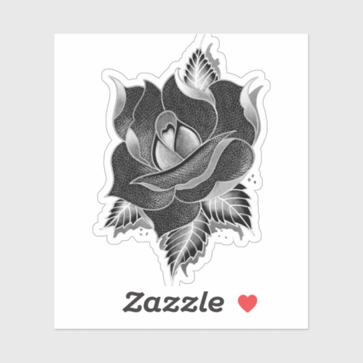 Sticker Dark Flower (Feuille)