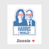 Sticker Dark Harris Walz (Feuille)