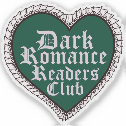 Sticker Dark Romance Readers Club (Devant)