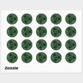 Sticker d'art celtique, Design Triskel #4 (Feuille)