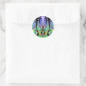 Sticker d'art fractal de Rocket psychotique (Sac)