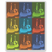 STICKER D'Art Guitare (Devant)