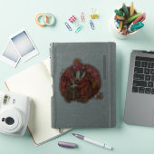 Sticker d'art insigne d'automne confortable (Couverture iPad)