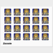 sticker d'art King Tut Tutankhamun (Feuille)