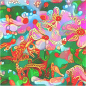 Sticker d'art moderne et Super des années 60 (Devant)