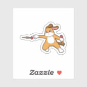 Sticker Darts dog (Feuille)