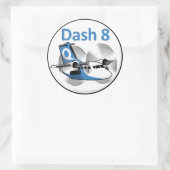 Sticker Dash 8 (Factory Livery) (Sac)