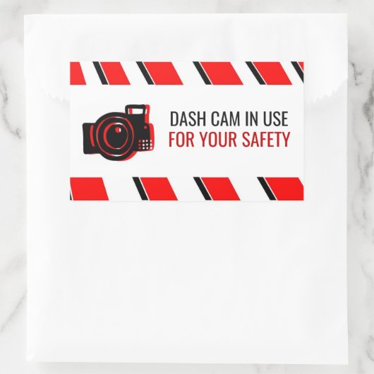 Sticker 'Dash Cam in Use' (Sac)
