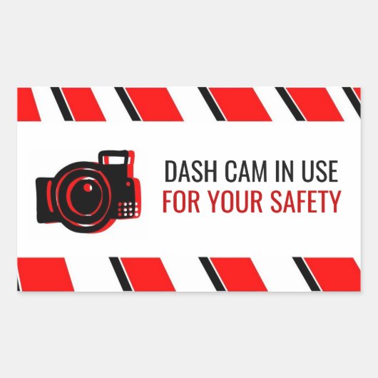 Sticker 'Dash Cam in Use' (Devant)