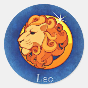 Sticker d'astrologie Symbole lion Lion Lion Lion