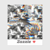 Sticker d'attaque arc-en-ciel (Feuille)