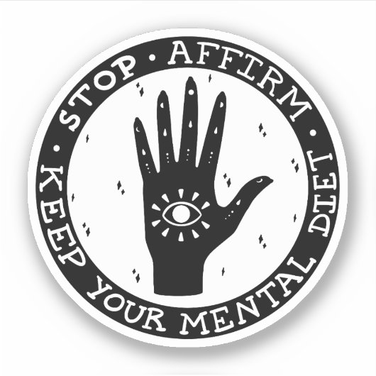 Sticker d'attestation et de manifeste (Devant)