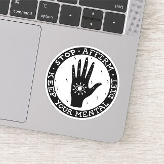 Sticker d'attestation et de manifeste