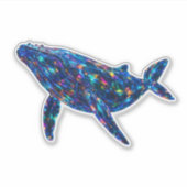 Sticker Dauphin Diamant - Art Vibrant (Devant)