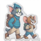 Sticker d'aventure Tom et Jerry Winter (Devant)