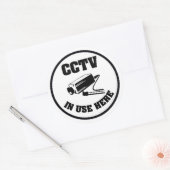 Sticker d'avertissement d'arrondi de la caméra de (Enveloppe)