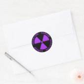 Sticker d'avertissement de rayonnement violet (Enveloppe)