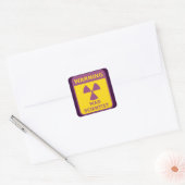 Sticker d'avertissement de scientifique fou (Enveloppe)