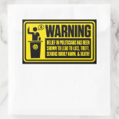 Sticker d'avertissement des politiciens (Sac)