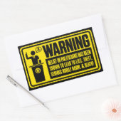 Sticker d'avertissement des politiciens (Enveloppe)