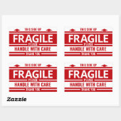 Sticker d'avertissement d'expédition Étiquette fra (Feuille)