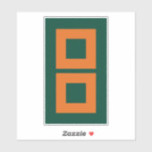 Sticker d'avertissement d'ouragan de Miami (Feuille)