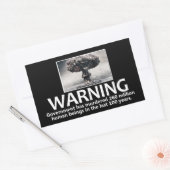 Sticker d'avertissement du gouvernement (Enveloppe)