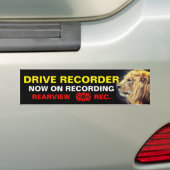 Sticker d'avertissement : Lion (En voiture)