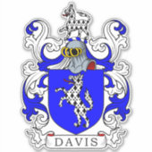 Sticker Davis Family Crest (Devant)