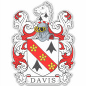 Sticker Davis Family Crest (Devant)
