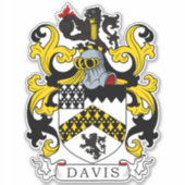 Sticker Davis Family Crest (Devant)